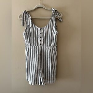 Newbury Kustom Black and White Romper